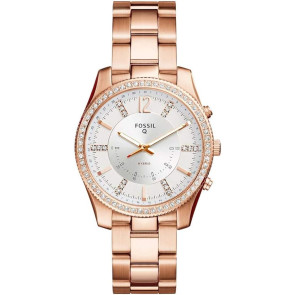 Watch strap Fossil FTW5016 Stainless steel Rosé 18mm